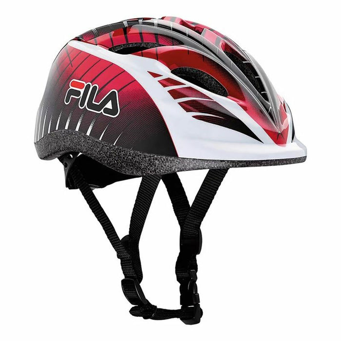 Cască de Ciclism pentru Copii Fila 60751065 Negru Roșu XS