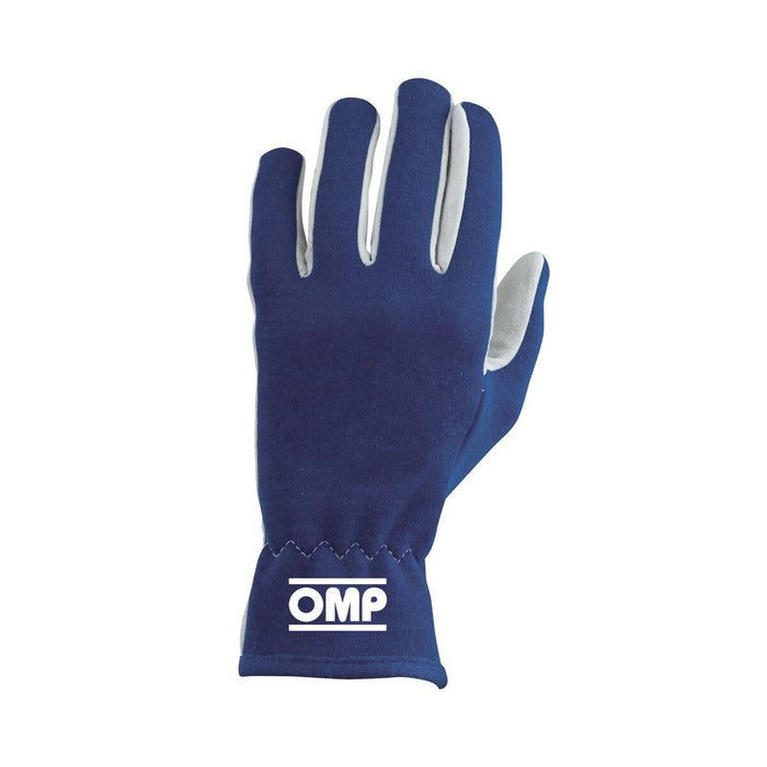 Men's Driving Gloves OMP Rally Bleumarin Albastru L