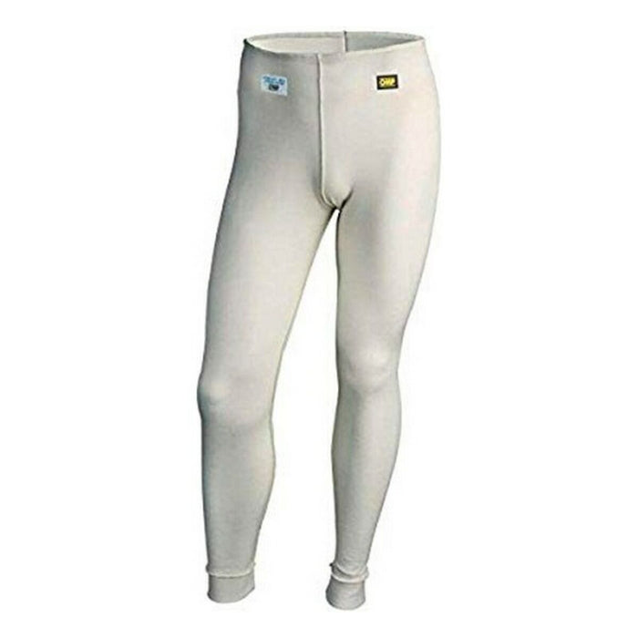 Pantaloni termici OMP Long Johns Crem (Mărimea S)