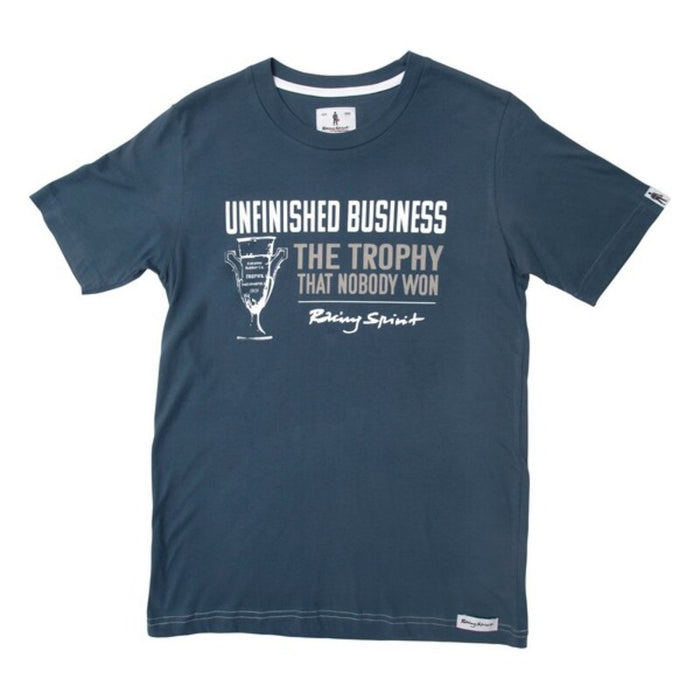 Tricou cu Mânecă Scurtă Bărbați OMP Slate Unfinished Business Albastru închis