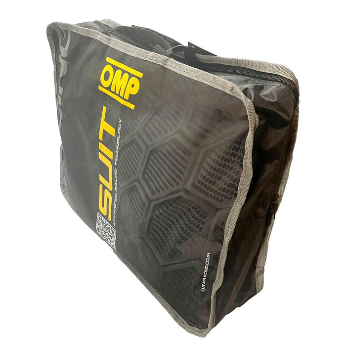 Salopetă de curse OMP FIRST EVO FIA 8856-2018 Alb Negru 54
