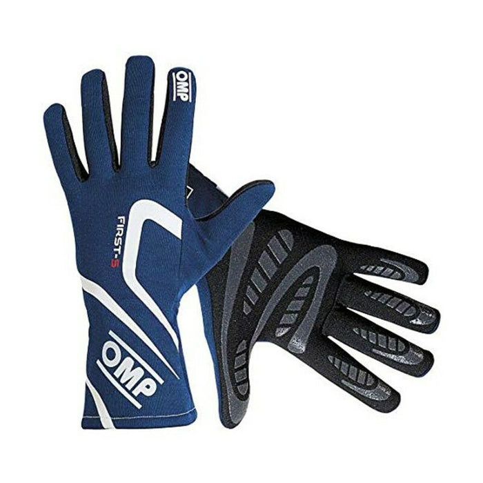 Men's Driving Gloves OMP First-S Albastru