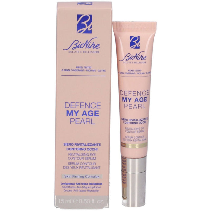 Ser pentru ochi BioNike Defence My Age Pearl, antiîmbătrânire, antirid, zi și noapte, 15 ml