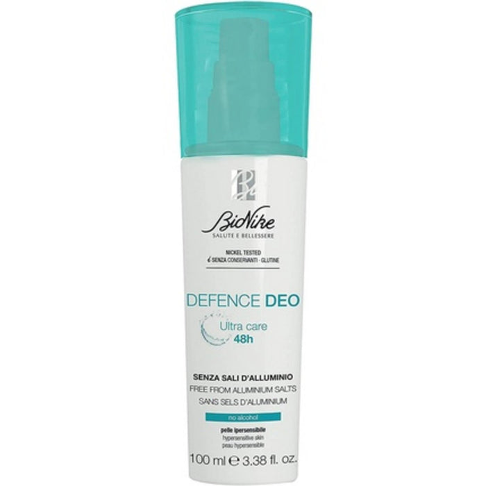 Deodorant spray BioNike Defence Deo Ultra-Care, protecție 48 h, unisex, 100 ml