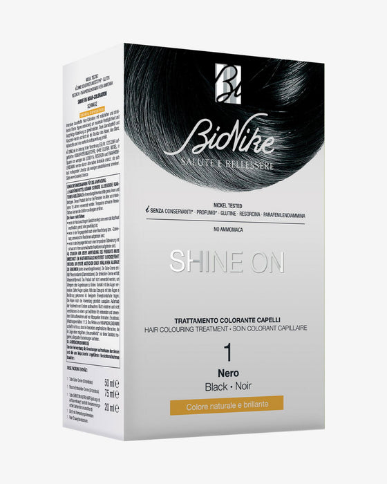 Vopsea permanentă de păr BioNike Shine On, nuanța 4.05 Chocolate Brown, 145 ml