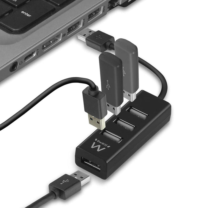 Hub USB Ewent EW1123 Negru