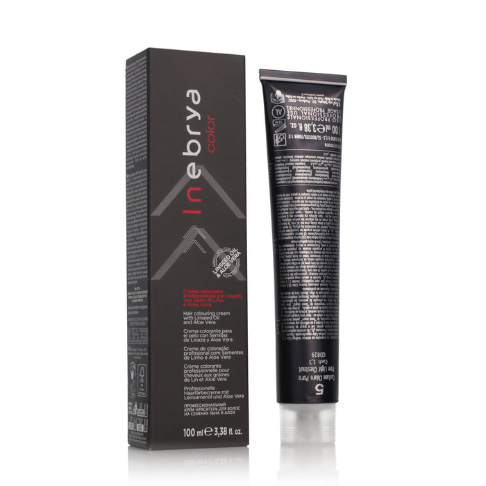 Vopsea Permanentă Inebrya Nº 5 Pure Light Chestnut 100 ml