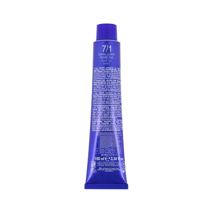 Vopsea Permanentă Inebrya Bionic Color Nº 7/1 Blonde Ash 100 ml