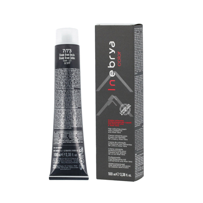 Vopsea Permanentă Inebrya Nº 7/73 Blonde Brown Golden 100 ml