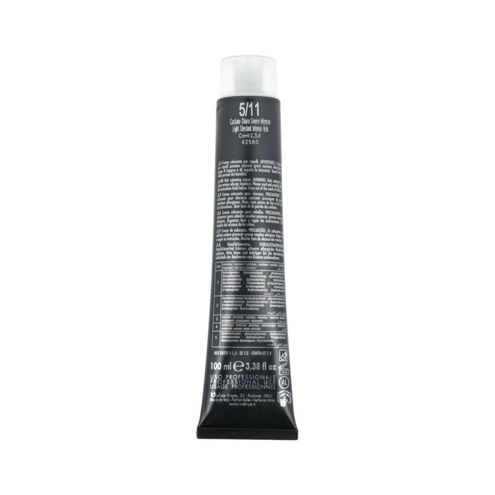 Vopsea Permanentă Inebrya Nº 5/11 Light Chestnut Intense Ash 100 ml