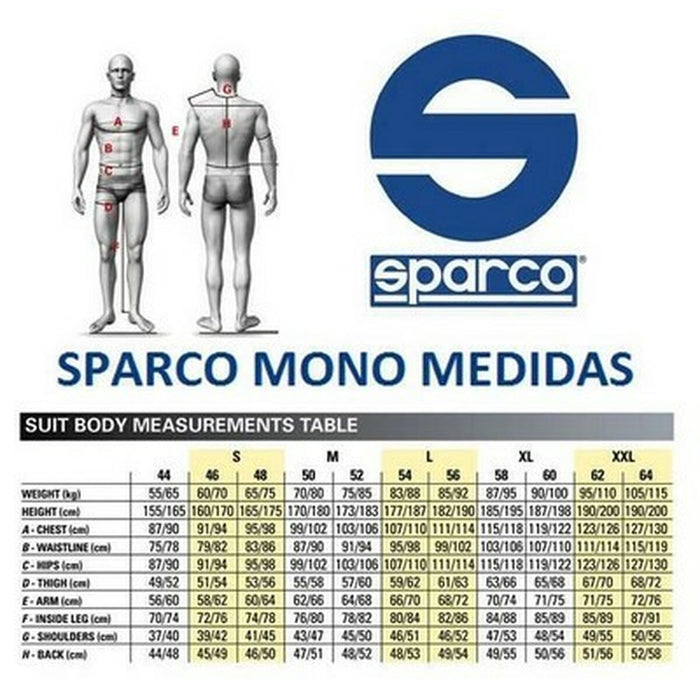Pieptar Sparco 0020011AZ4XL Albastru XL