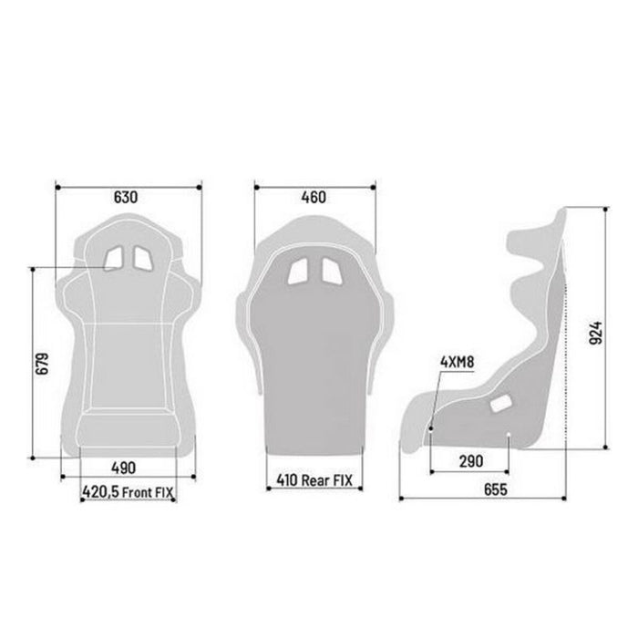 Scaun Sparco 008017RNR Negru