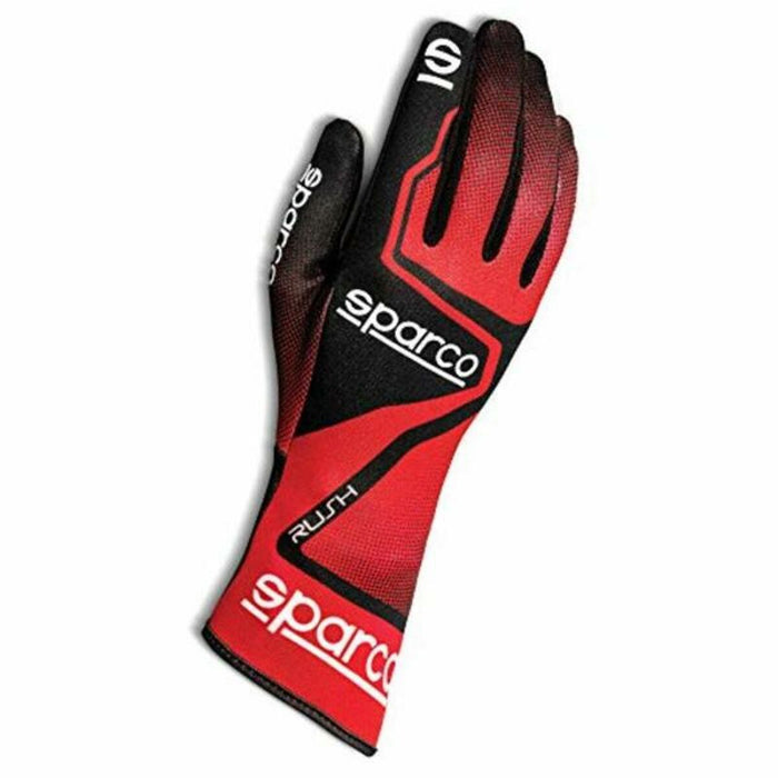 Karting Gloves Sparco Rush Roșu/Negru