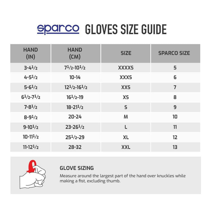 Karting Gloves Sparco RUSH 2020 Portocaliu Gri 9