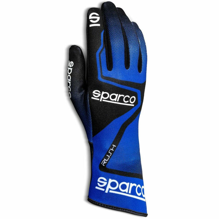 Men's Driving Gloves Sparco RUSH Albastru/Negru