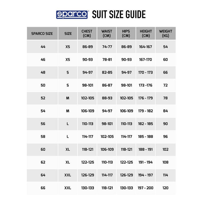 Salopetă de curse Sparco S00109354NR Negru 54