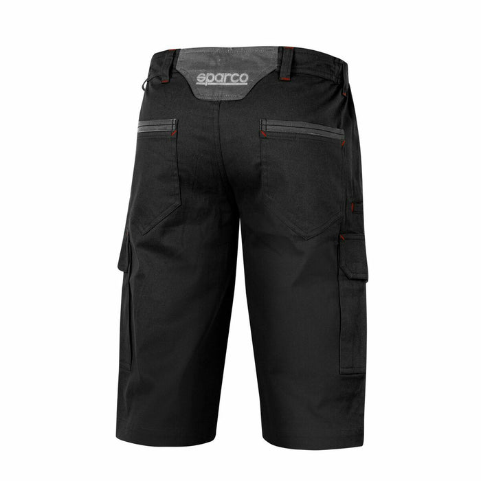 Pantalon scurt Sparco Negru Elastic