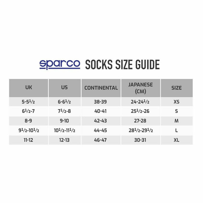 Șosete Sparco S001522NR1112 Negru M