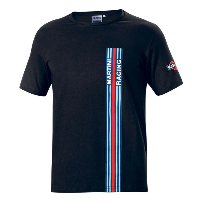 Tricou cu Mânecă Scurtă Bărbați Sparco Martini Racing Negru