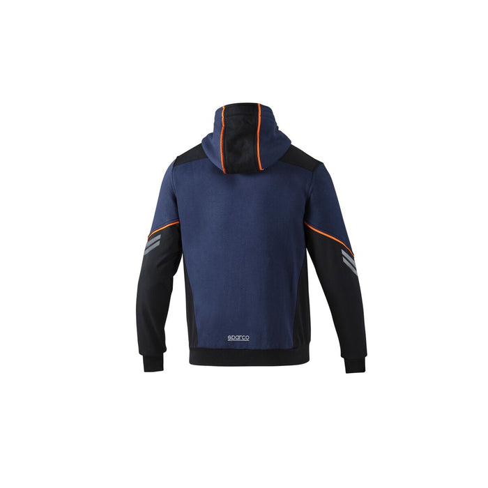 Hanorac cu Glugă Bărbați Sparco S02414BMAF3L Albastru Bleumarin (L)