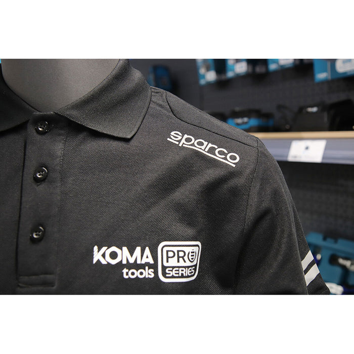 Tricou Polo cu Mânecă Scurtă Sparco Koma Tools 02415nrgs