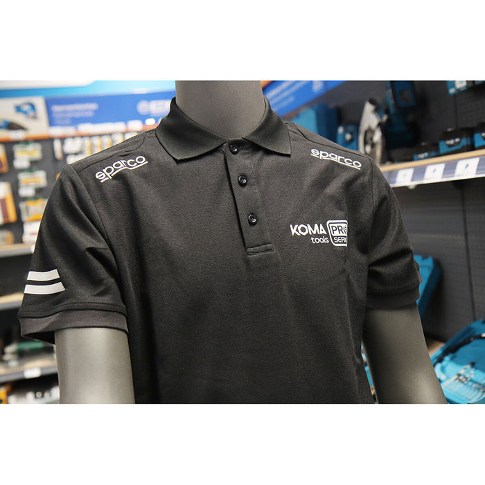 Tricou Polo cu Mânecă Scurtă Sparco Koma Tools 02415nrgs
