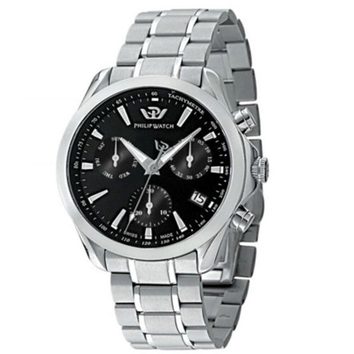 Ceas Bărbați Philip Watch R8273995004 Negru Argintiu