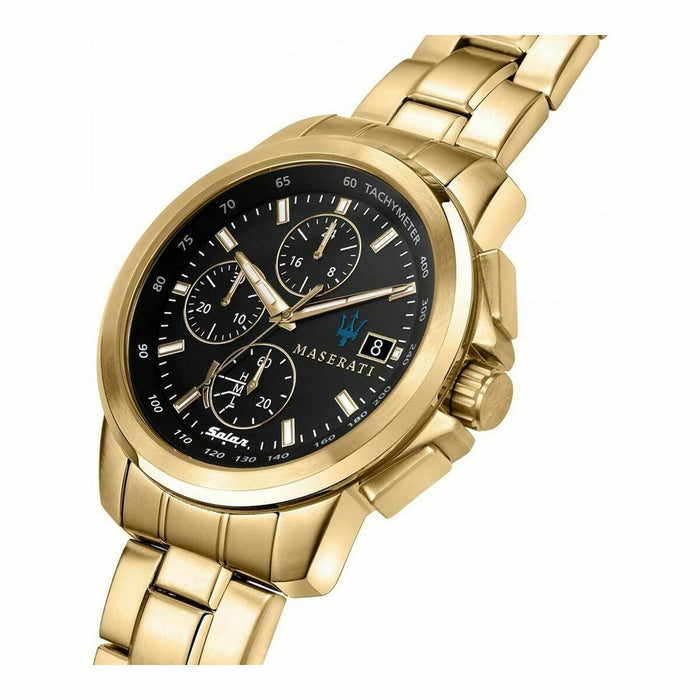 Ceas Unisex Maserati SUCCESSO SOLAR POWER Negru (Ø 45 mm)