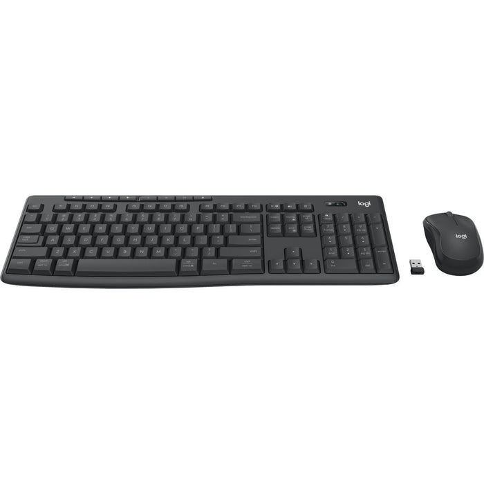 Tastatură și Mouse Logitech MK370 Gri Grafit Qwerty Spaniolă