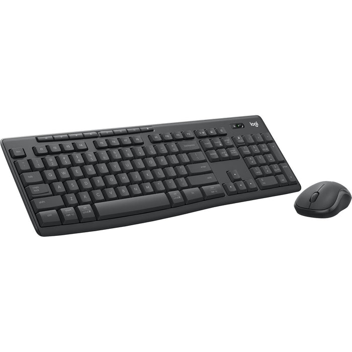 Tastatură și Mouse Logitech MK370 Gri Grafit Qwerty Spaniolă