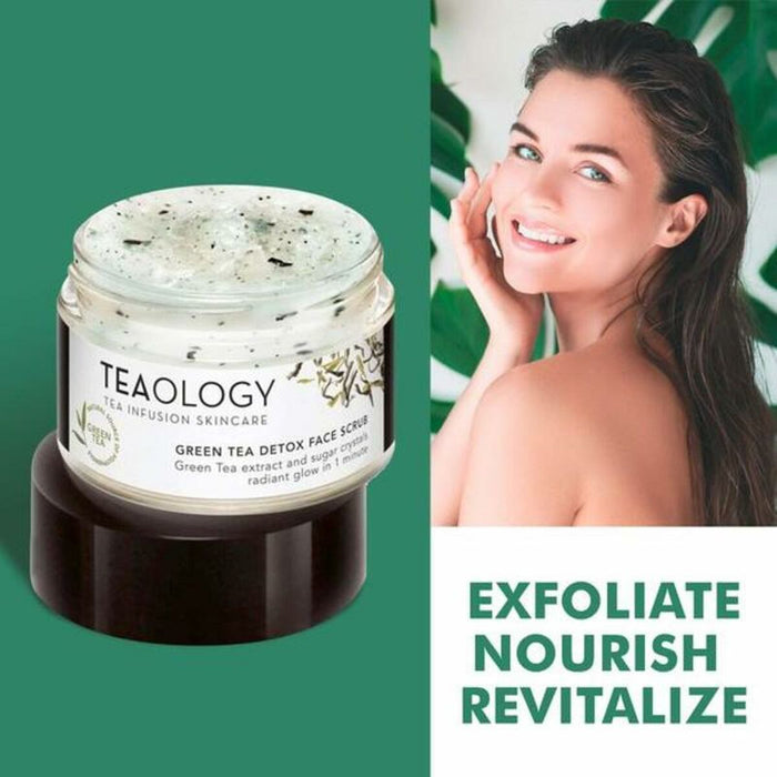 Mască Exfoliantă Teaology Ceai Verde Zahăr Detoxifiantă (50 ml)