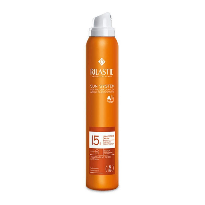 Protector Solar Corporal Spray Rilastil Sun System Transparent Spf 50+ (200 ml)