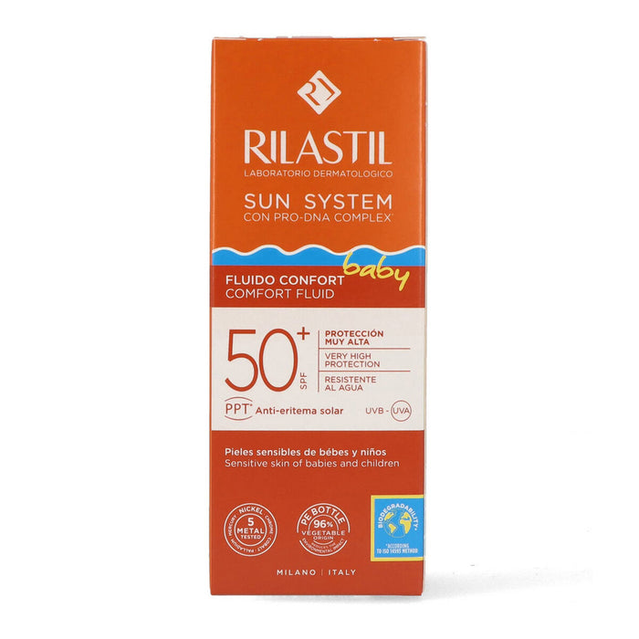 Protecție solară pentru copii Rilastil Sun System Baby Bebeluș SPF 50+ 50 ml