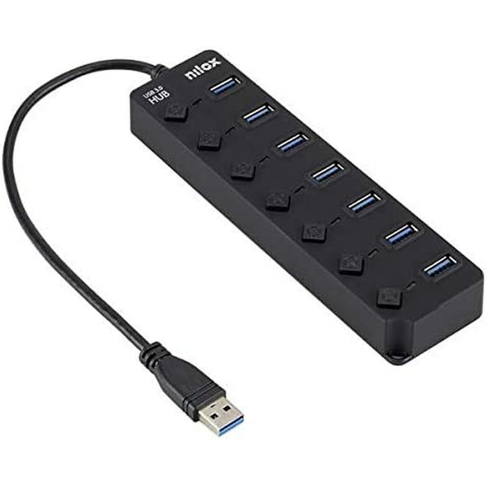 Hub USB Nilox NXHUB-06 Negru
