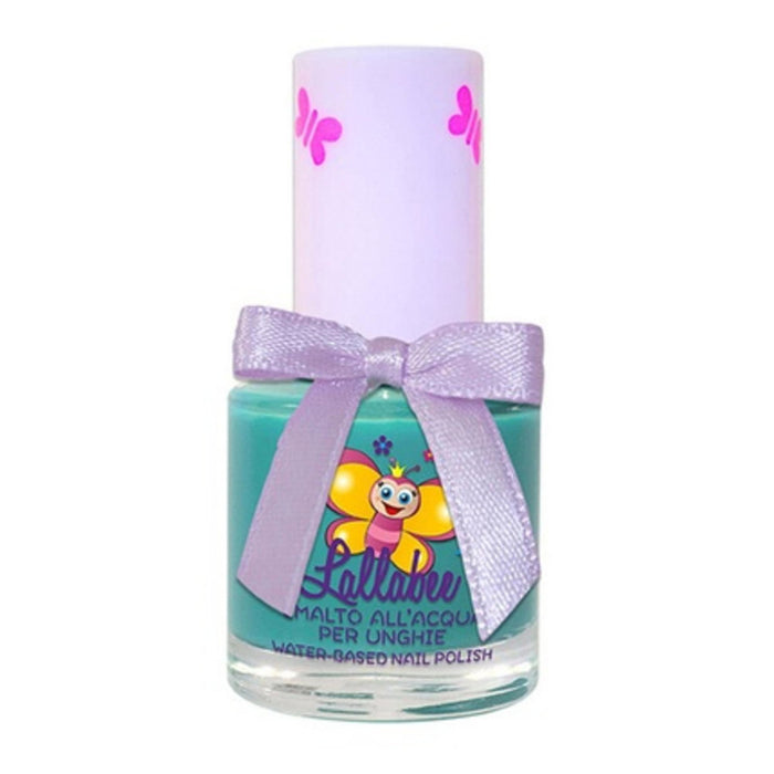 Lac de unghii Lallabee Water-Based, pe bază de apă, nuanța turcoaz, 9 ml