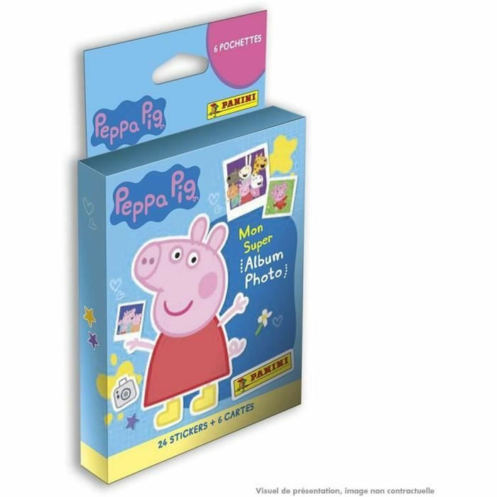 Pachet de autocolante Peppa Pig Photo Album Panini 6 plicuri