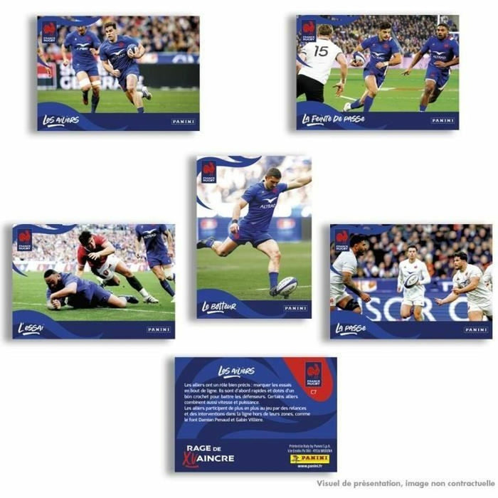 Pachet de autocolante Panini France Rugby 36 plicuri