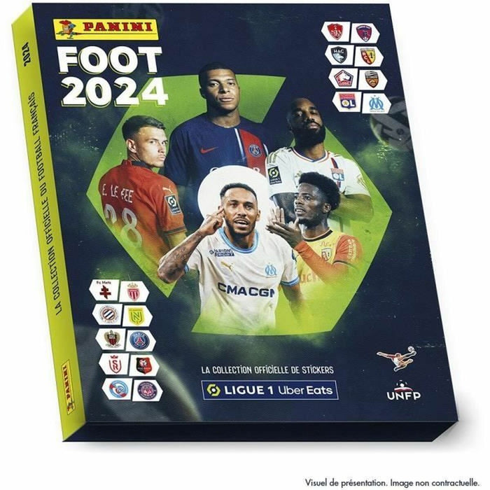 Set de autocolante Panini LIGUE 1 Uber Eats Foot 2024 (FR) 22 plicuri