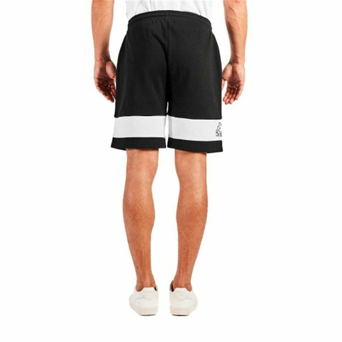 Pantaloni Scurți Sport pentru Bărbați Kappa Drit Negru