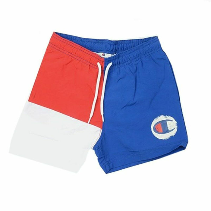 Costum de Baie Copii Champion Tricolor Albastru