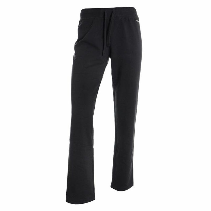Pantaloni lungi de sport Champion Drawstring Femeie Negru