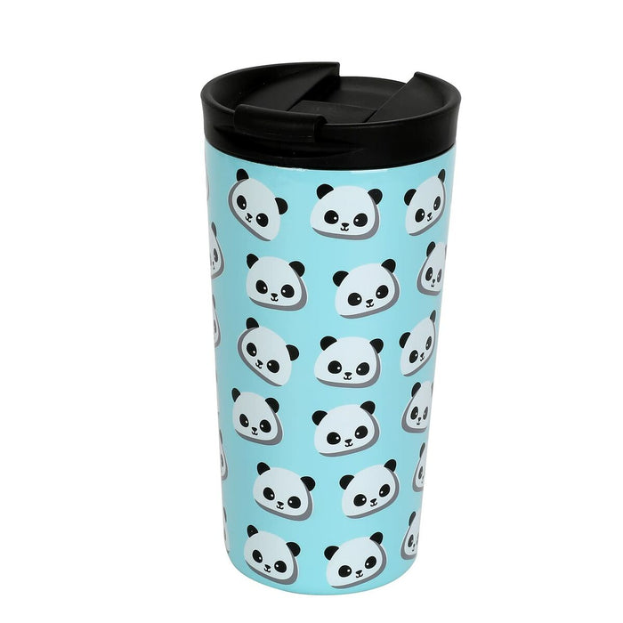 Cană Termos cu Capac iTotal Perete dublu Albastru Urs Panda Oțel inoxidabil 350 ml