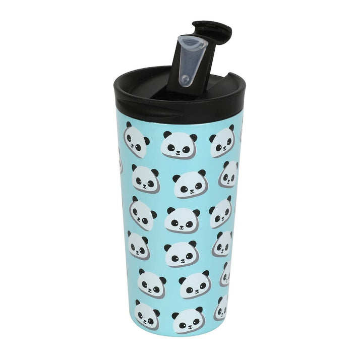 Cană Termos cu Capac iTotal Perete dublu Albastru Urs Panda Oțel inoxidabil 350 ml
