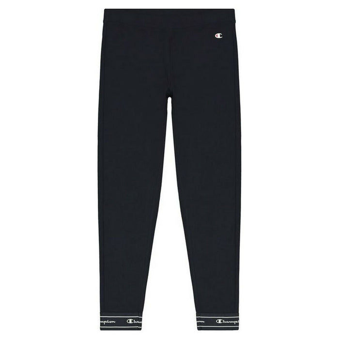 Colanți Sport de Damă Champion Crop Logo Tape W Albastru închis