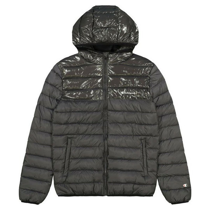 Jachetă Rezistentă la Vânt Champion Hooded Gri