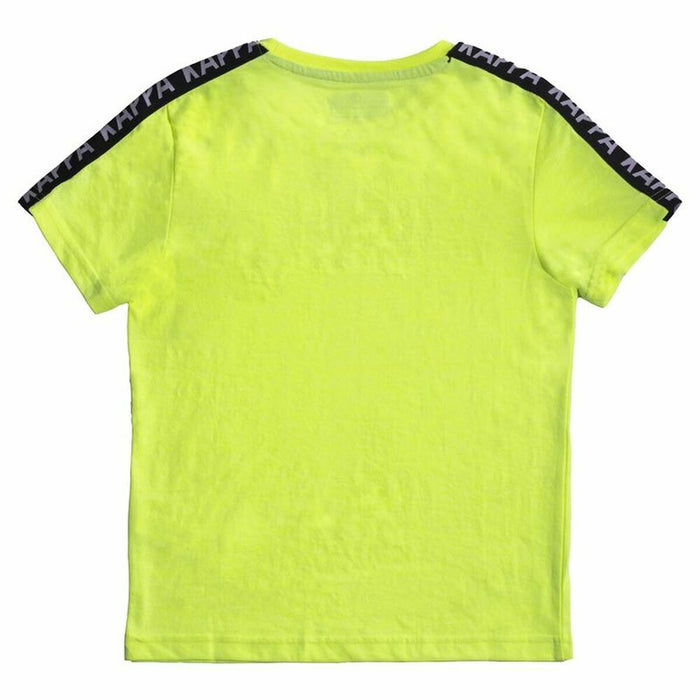 Tricou cu Mânecă Scurtă pentru Copii Kappa Skappa K Verde lămâie