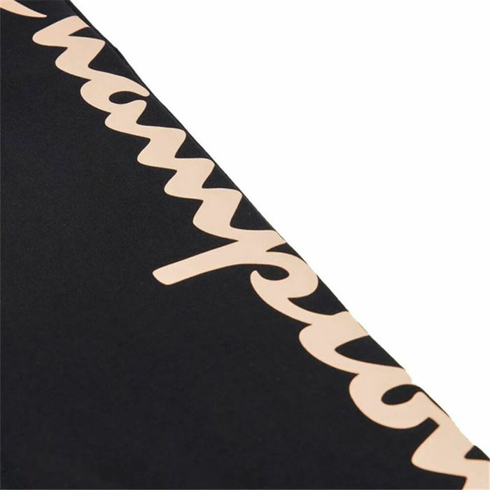 Colanți Sport de Damă Champion Quick-Dry Script Logo Crop Negru
