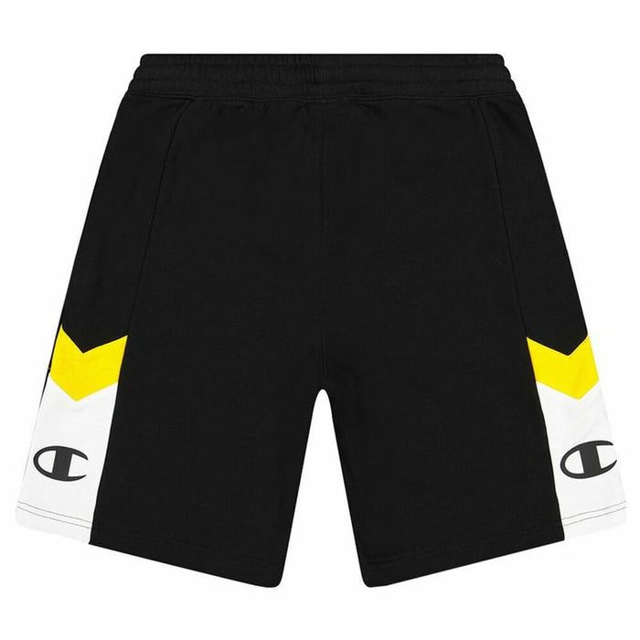 Pantaloni Scurți Sport pentru Bărbați Champion Color Block Negru