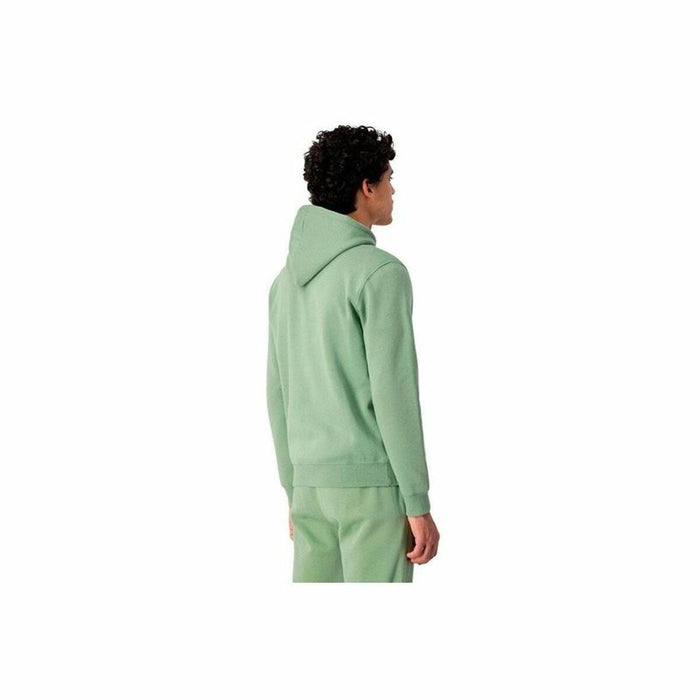 Hanorac cu Glugă Bărbați Champion Crewneck Alb Verde lămâie