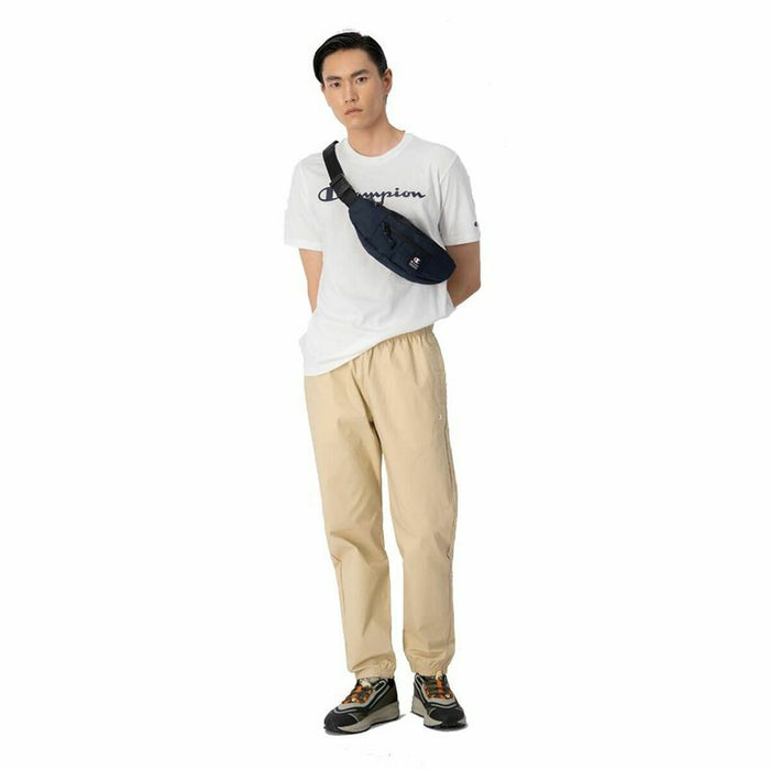 Tricou cu Mânecă Scurtă Bărbați Champion Crewneck Alb
